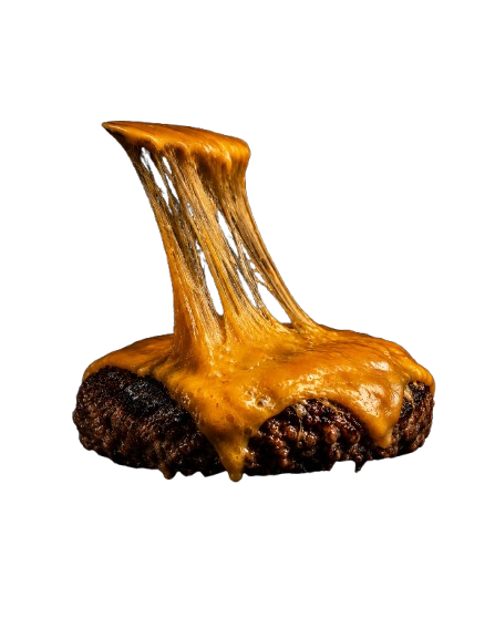 Melted cheddar