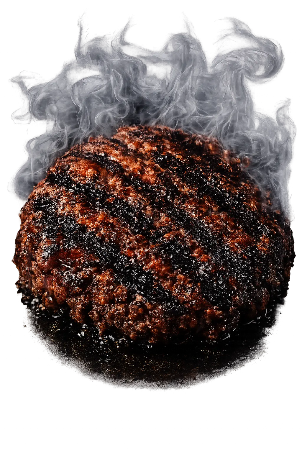 Smoked beef patty